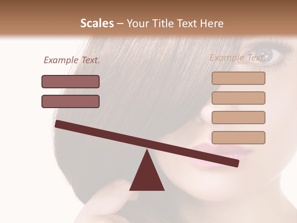 Eyebrow Color Adult PowerPoint Template