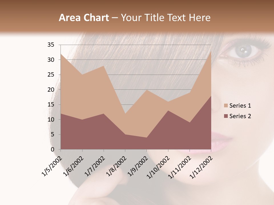 Eyebrow Color Adult PowerPoint Template