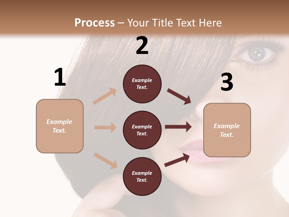 Eyebrow Color Adult PowerPoint Template