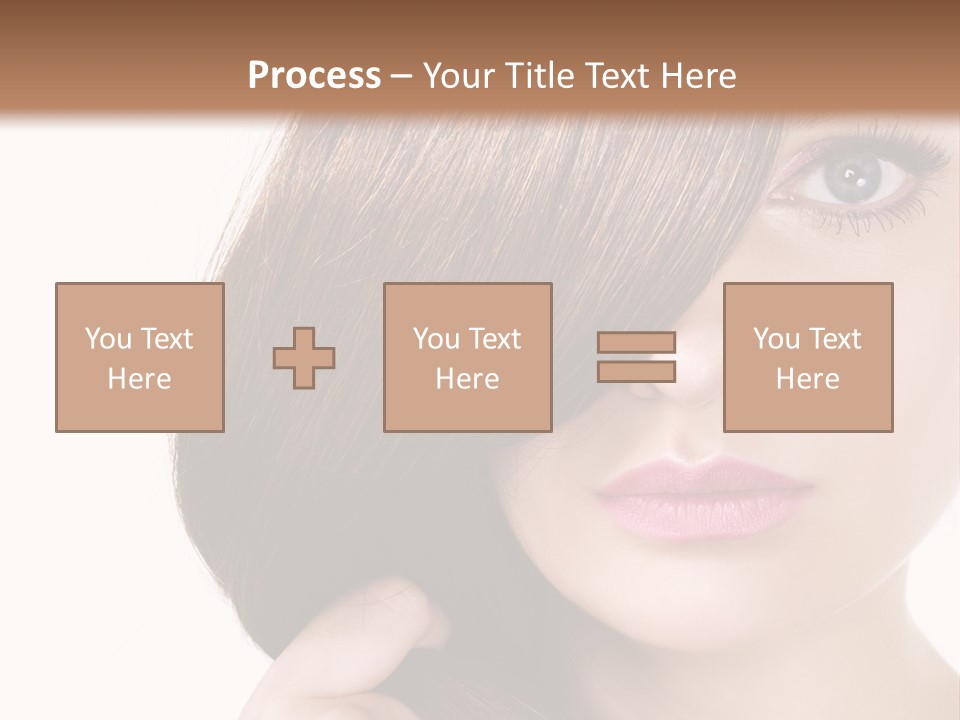 Eyebrow Color Adult PowerPoint Template