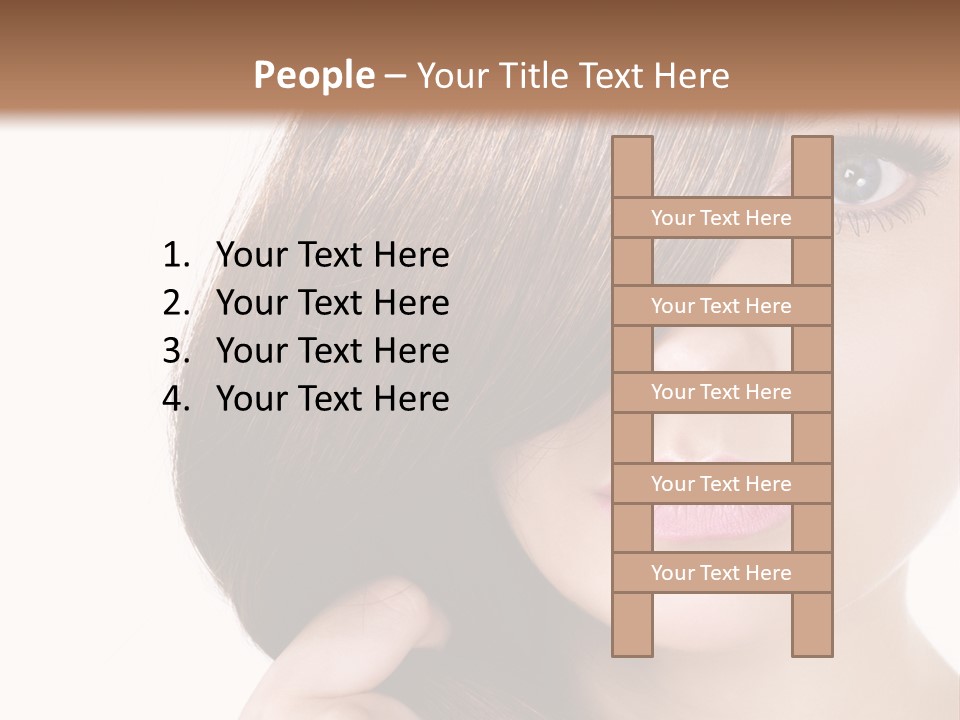 Eyebrow Color Adult PowerPoint Template