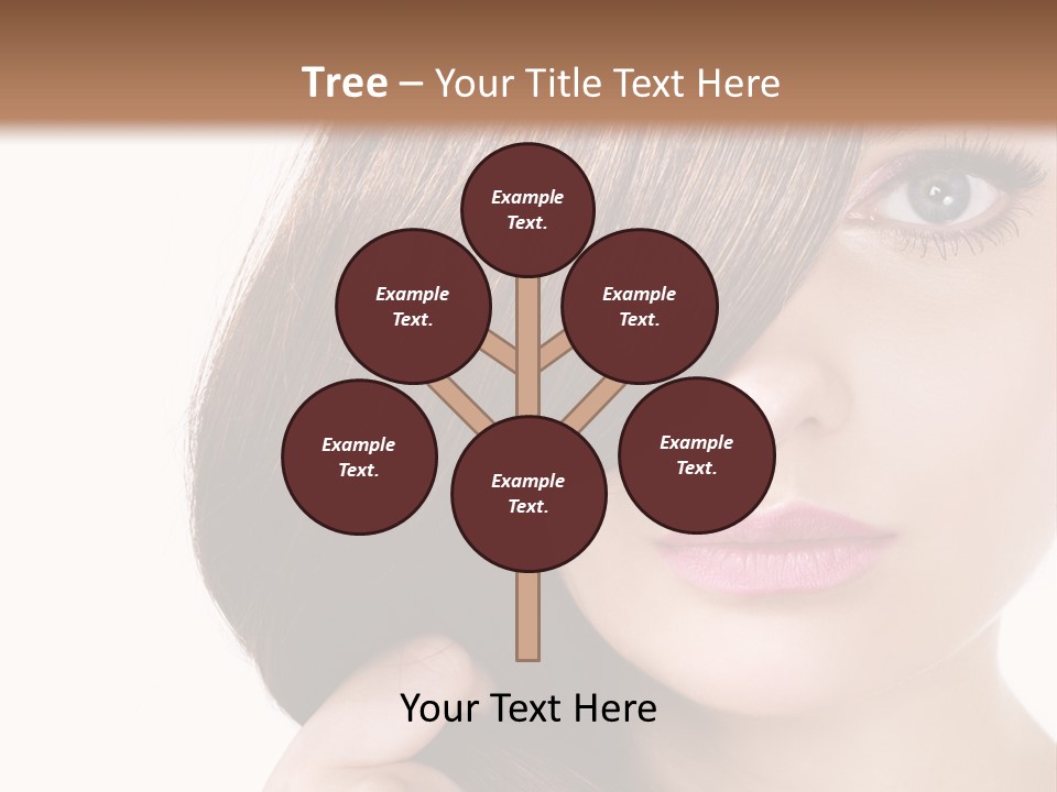 Eyebrow Color Adult PowerPoint Template