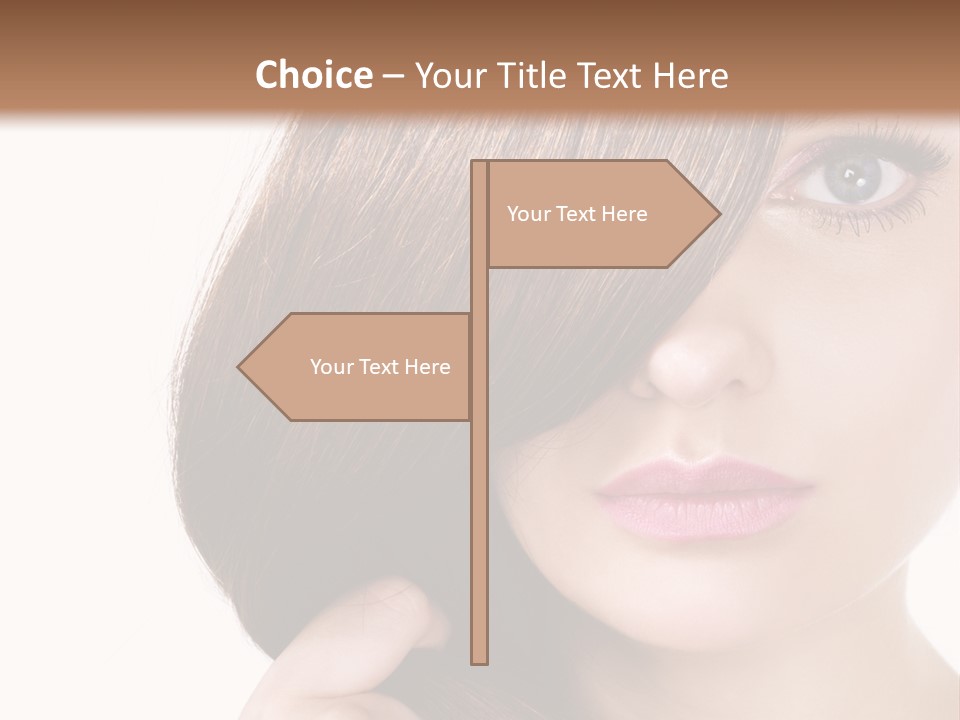Eyebrow Color Adult PowerPoint Template