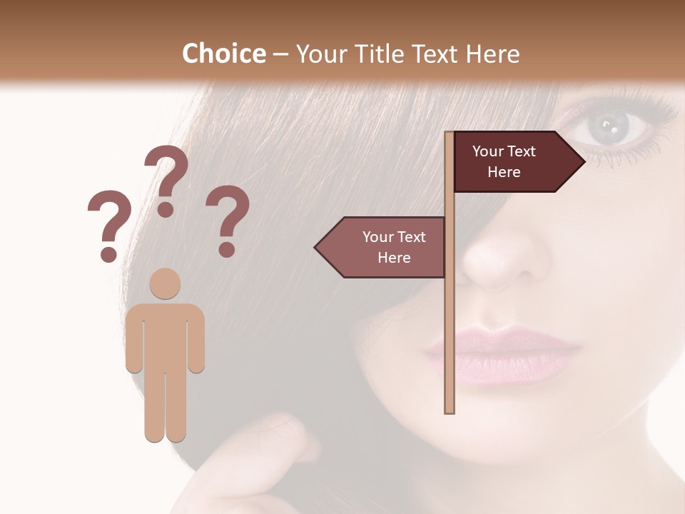 Eyebrow Color Adult PowerPoint Template
