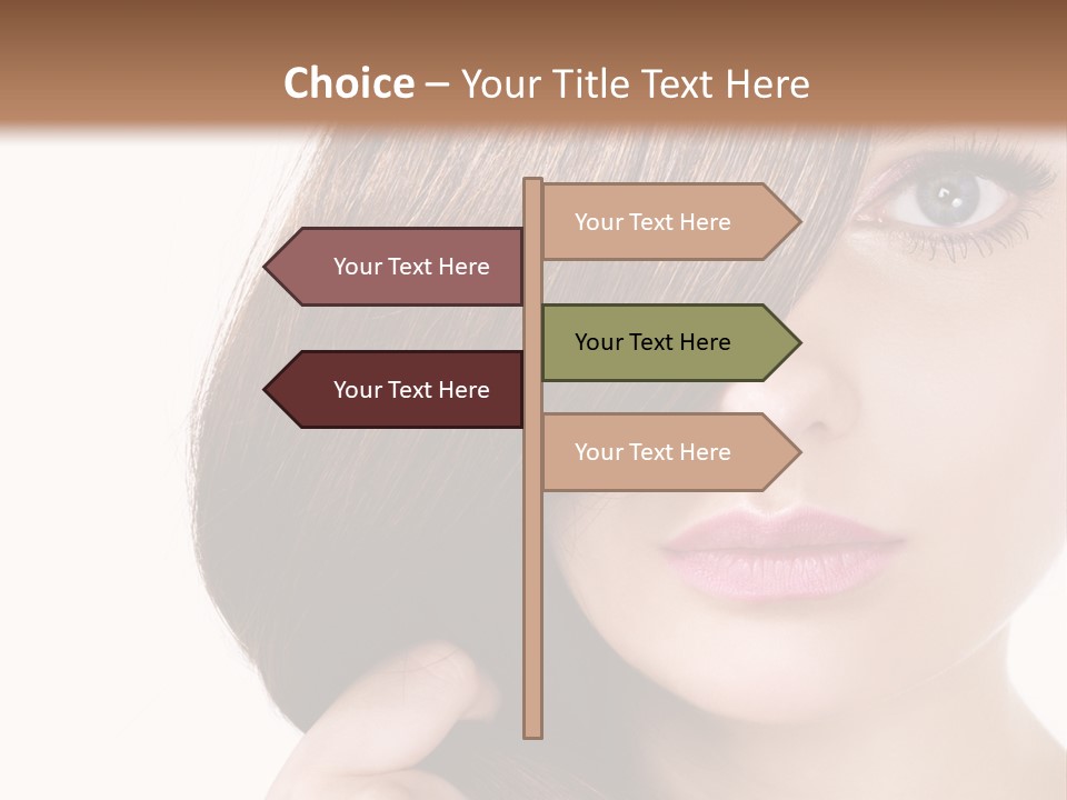 Eyebrow Color Adult PowerPoint Template