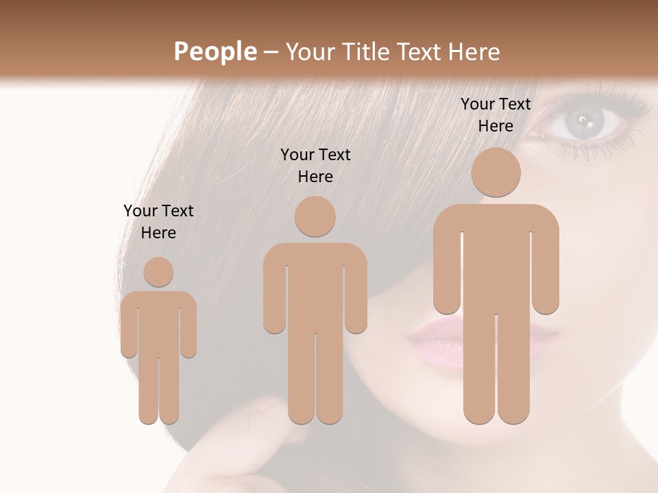 Eyebrow Color Adult PowerPoint Template