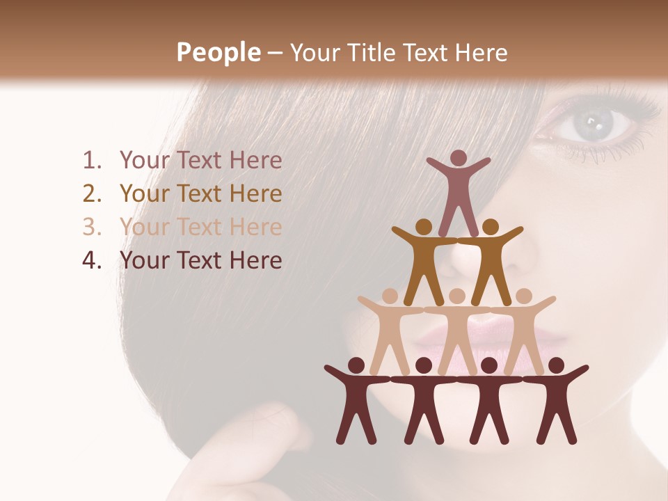 Eyebrow Color Adult PowerPoint Template