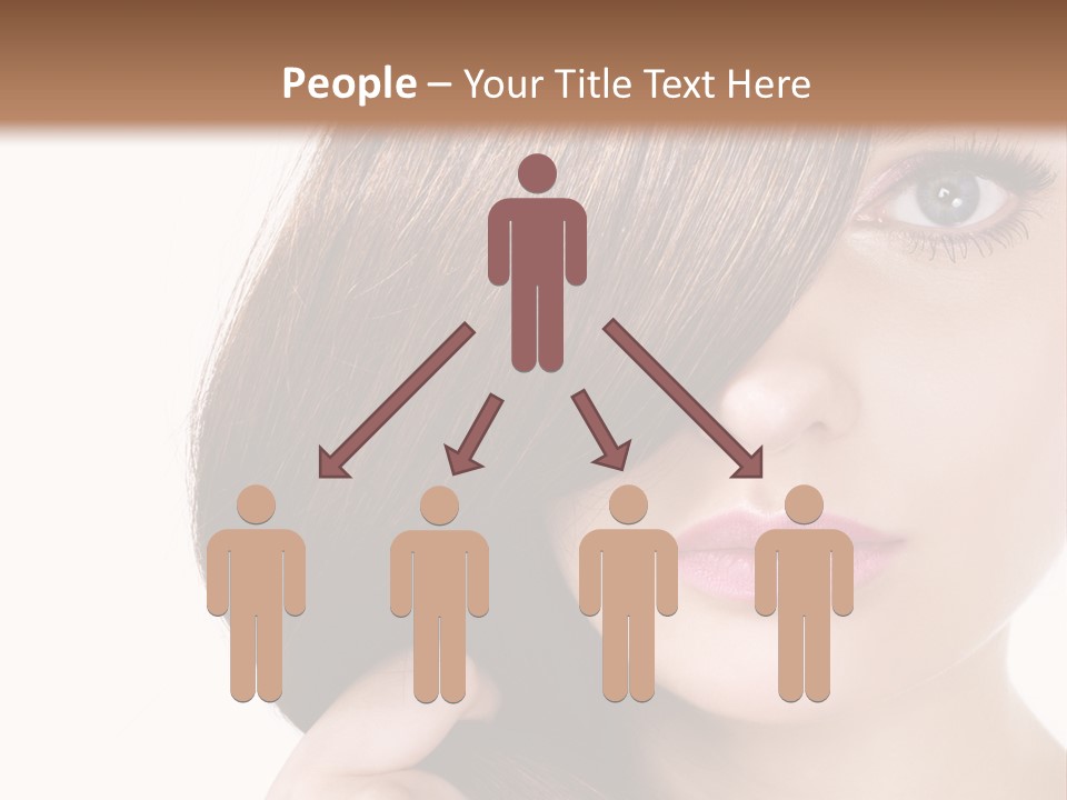 Eyebrow Color Adult PowerPoint Template