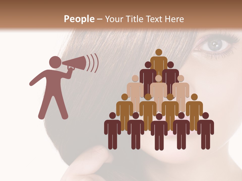 Eyebrow Color Adult PowerPoint Template