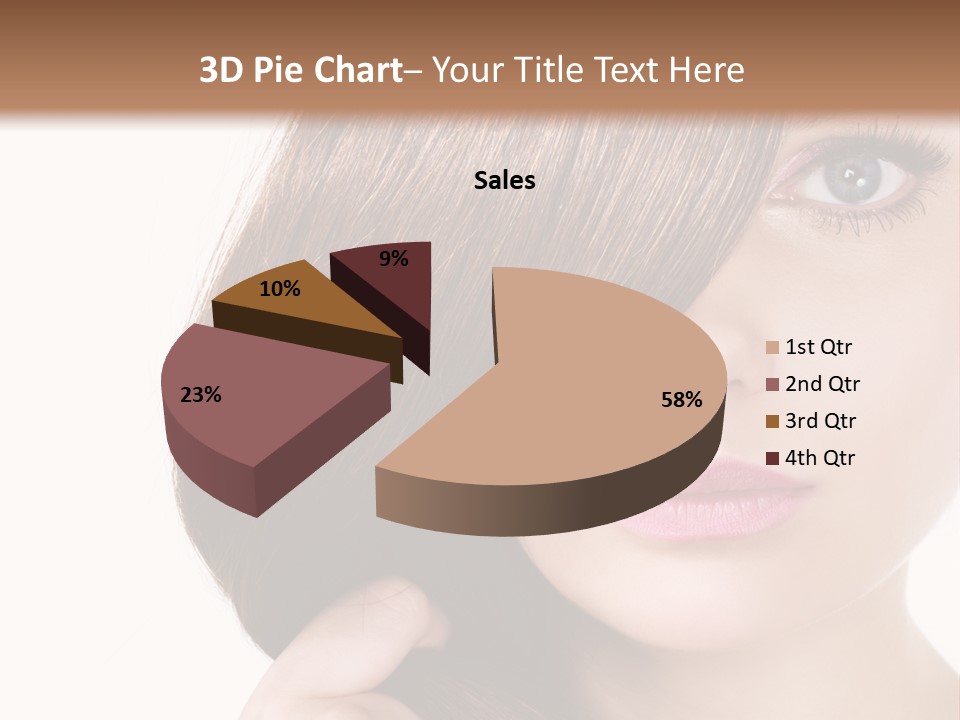 Eyebrow Color Adult PowerPoint Template