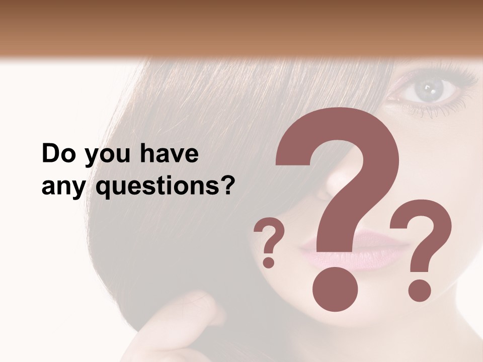 Eyebrow Color Adult PowerPoint Template