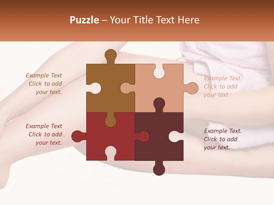 Alone Hands Clean PowerPoint Template