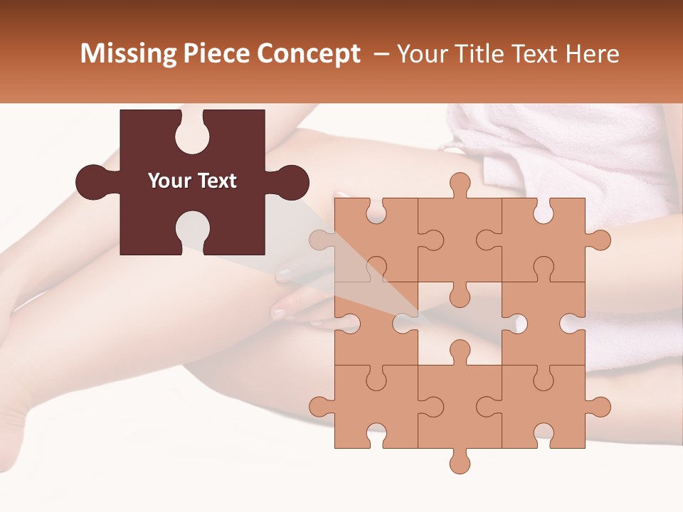 Alone Hands Clean PowerPoint Template