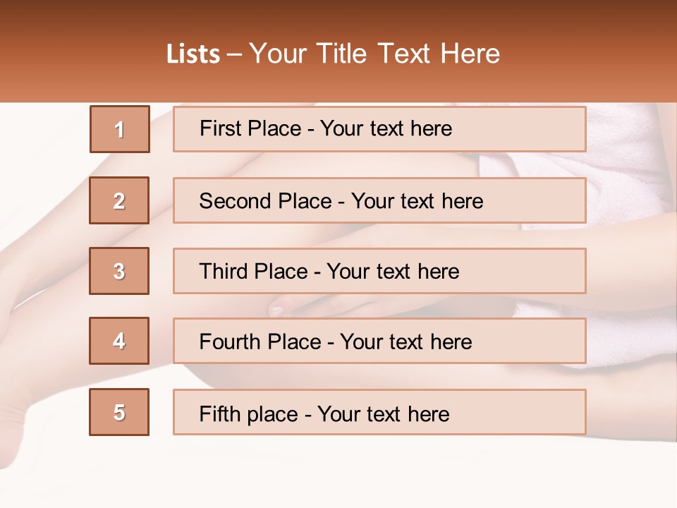 Alone Hands Clean PowerPoint Template