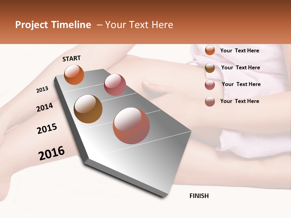 Alone Hands Clean PowerPoint Template