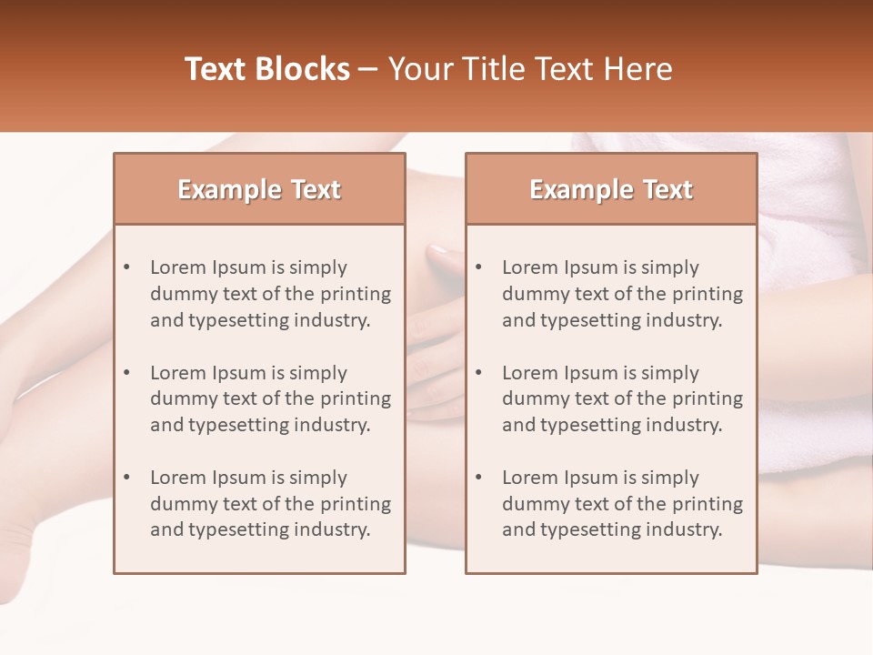 Alone Hands Clean PowerPoint Template