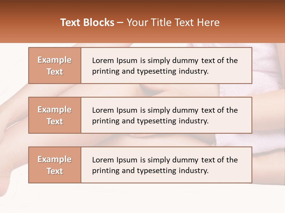 Alone Hands Clean PowerPoint Template
