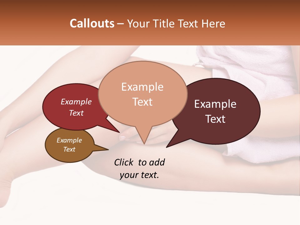 Alone Hands Clean PowerPoint Template