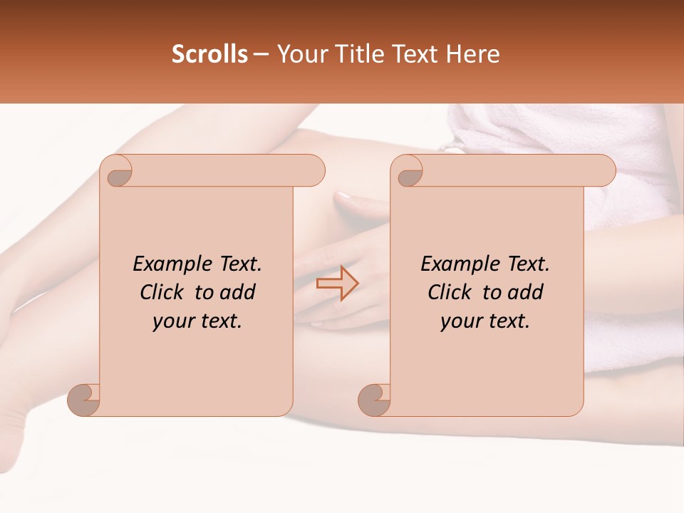 Alone Hands Clean PowerPoint Template