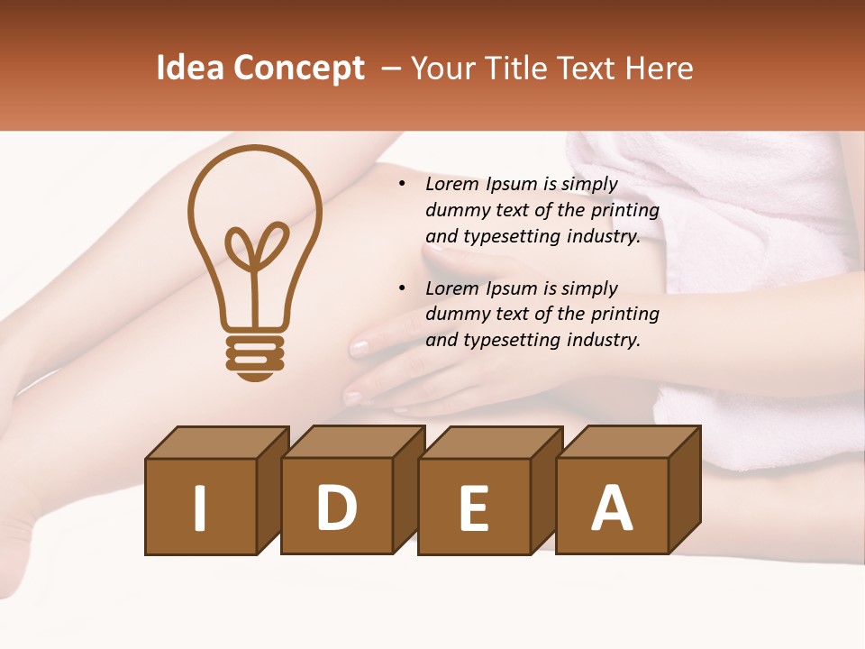 Alone Hands Clean PowerPoint Template