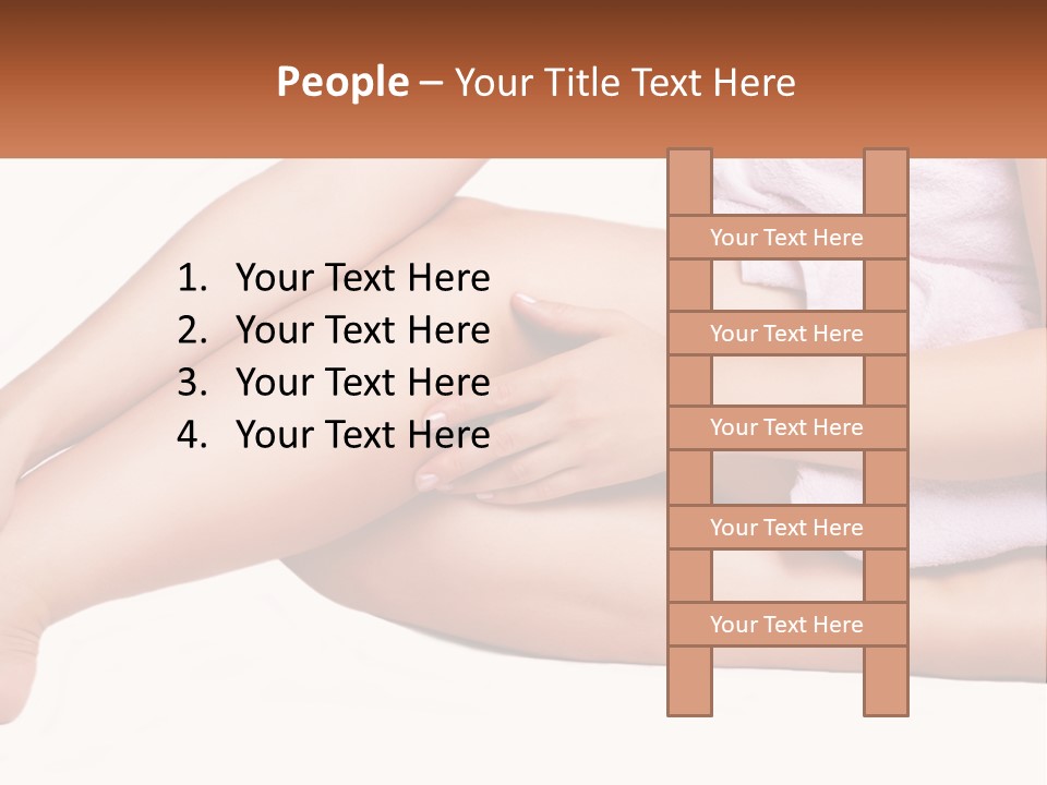 Alone Hands Clean PowerPoint Template