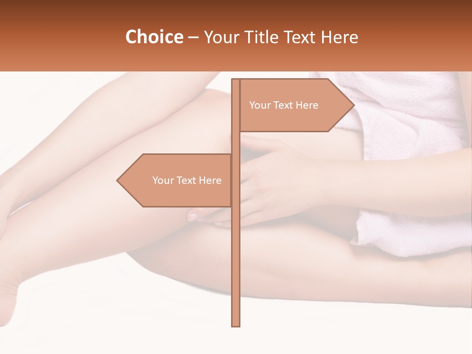Alone Hands Clean PowerPoint Template