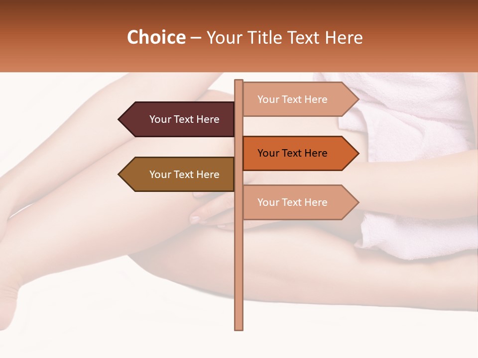 Alone Hands Clean PowerPoint Template