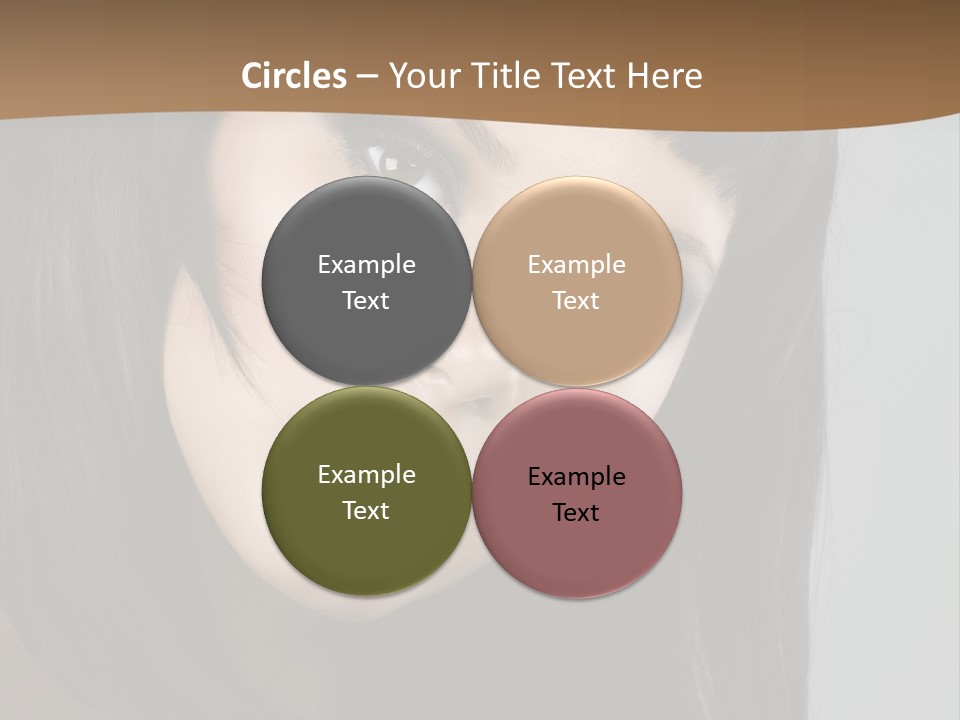 Brown Cut Style PowerPoint Template
