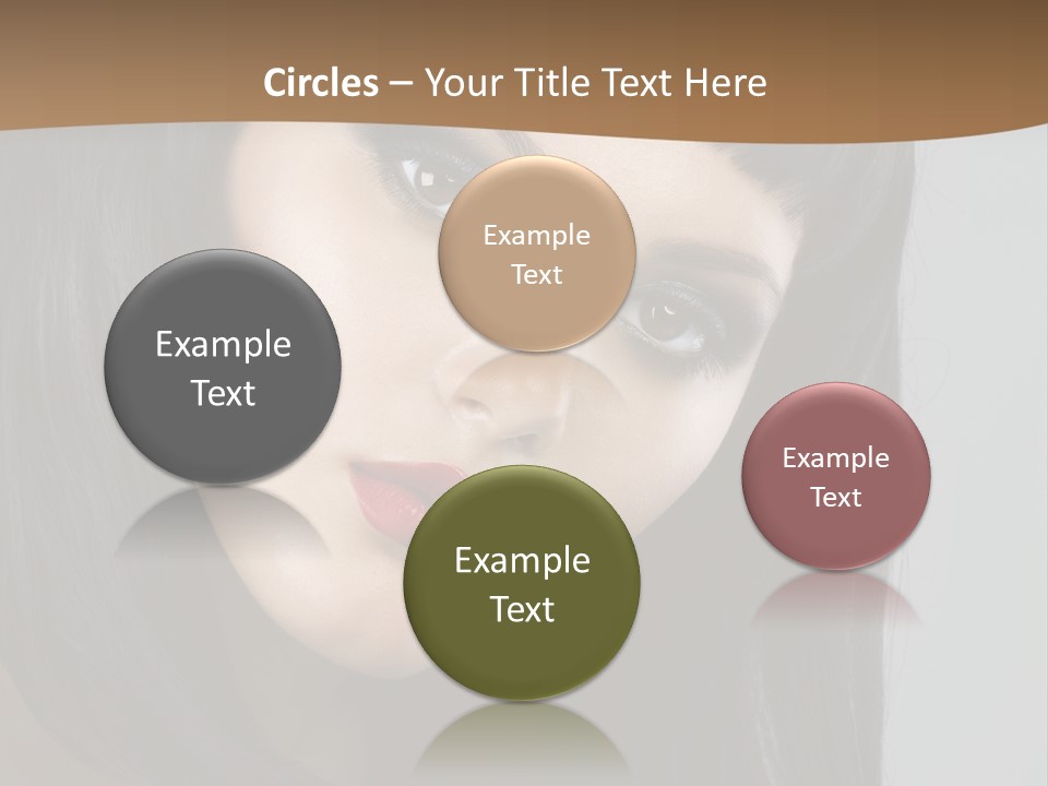 Brown Cut Style PowerPoint Template