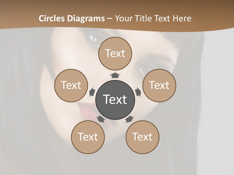 Brown Cut Style PowerPoint Template