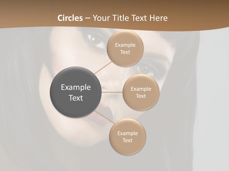 Brown Cut Style PowerPoint Template