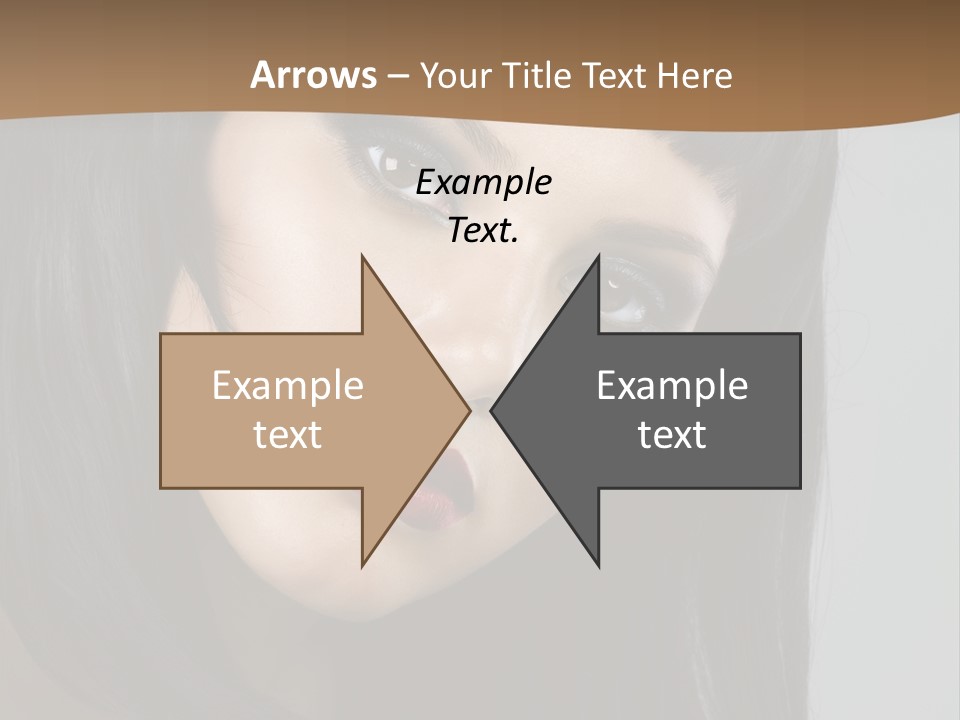 Brown Cut Style PowerPoint Template