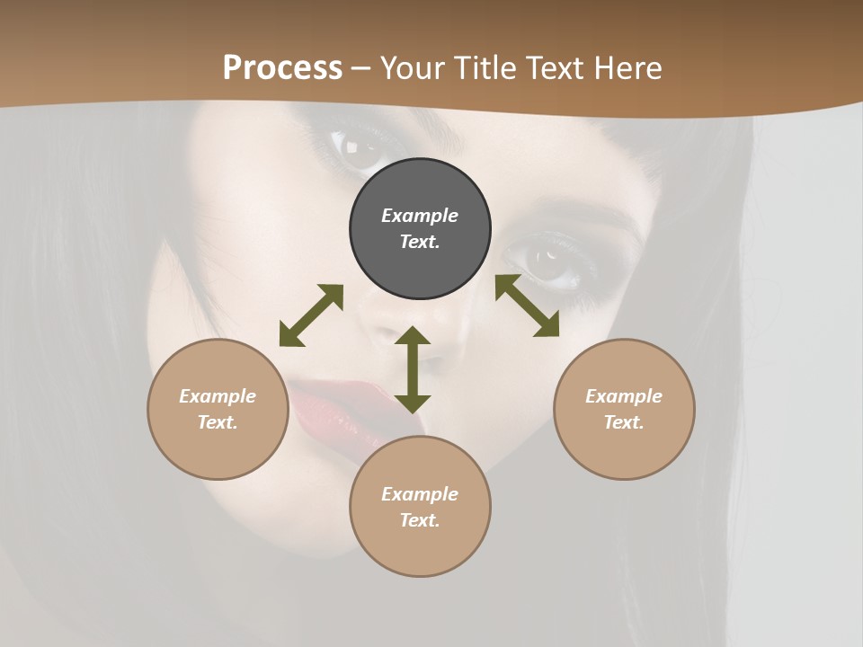 Brown Cut Style PowerPoint Template