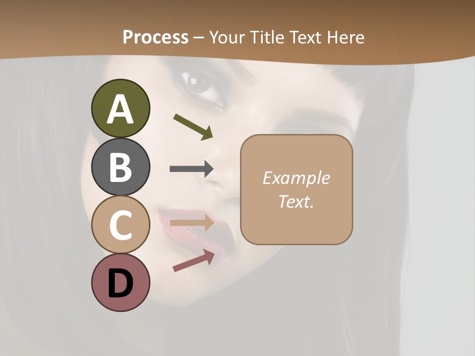 Brown Cut Style PowerPoint Template