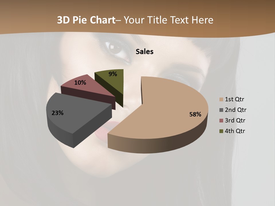 Brown Cut Style PowerPoint Template
