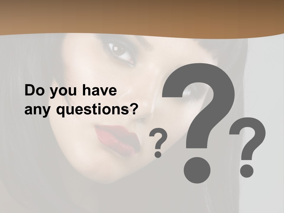 Brown Cut Style PowerPoint Template