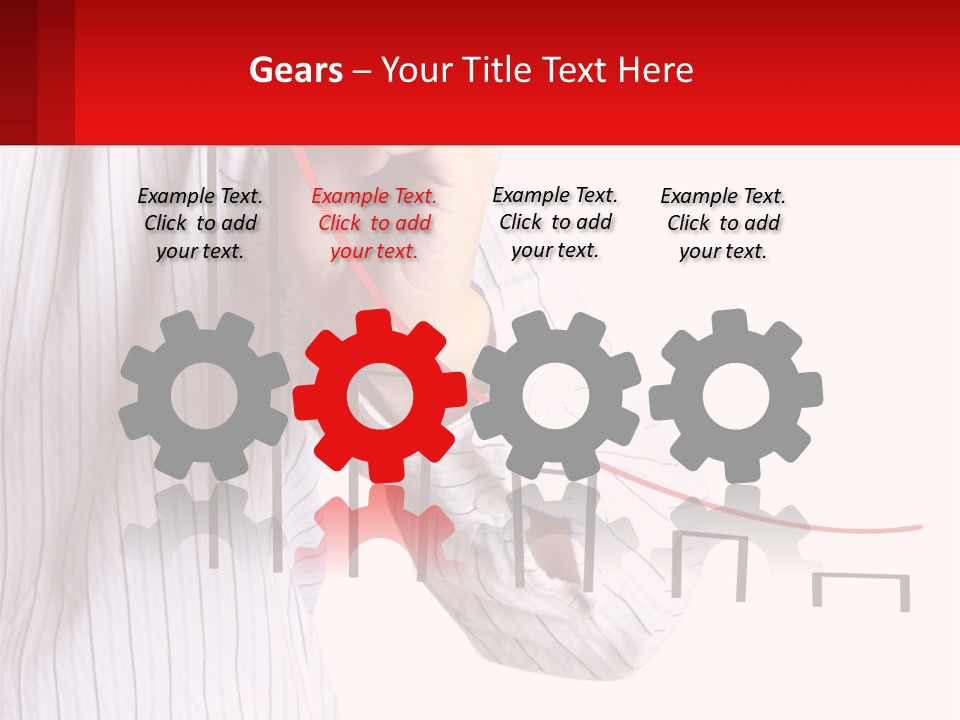 Stock Success Graph PowerPoint Template