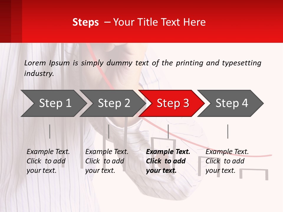 Stock Success Graph PowerPoint Template