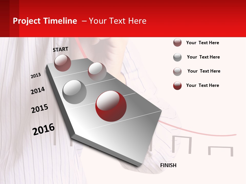 Stock Success Graph PowerPoint Template