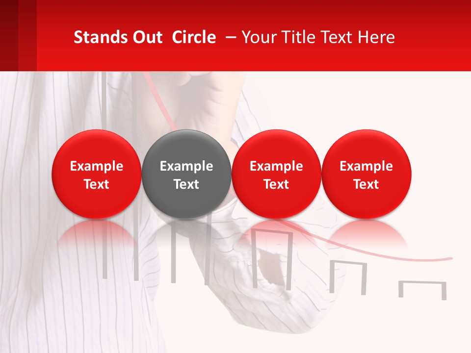 Stock Success Graph PowerPoint Template