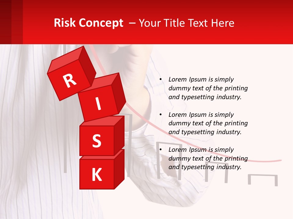 Stock Success Graph PowerPoint Template