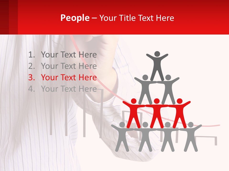 Stock Success Graph PowerPoint Template