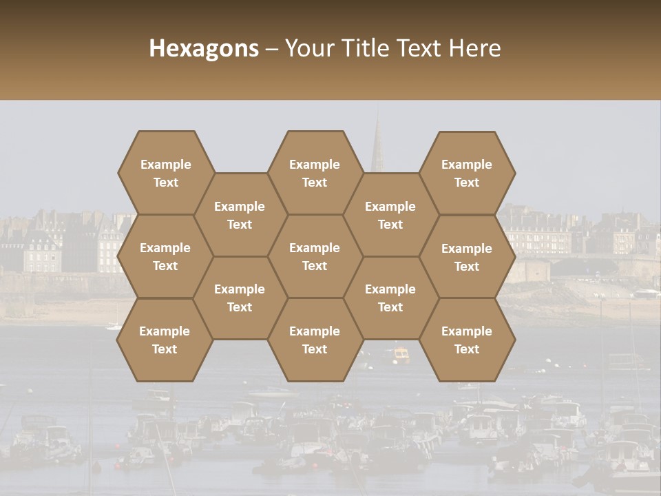 Brittany France Harbor PowerPoint Template