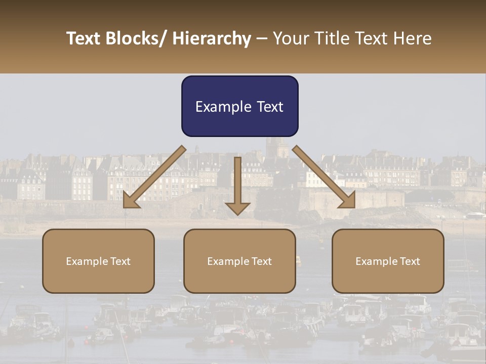 Brittany France Harbor PowerPoint Template
