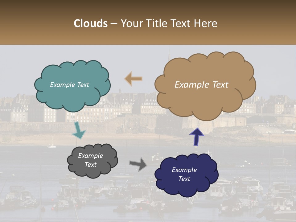 Brittany France Harbor PowerPoint Template