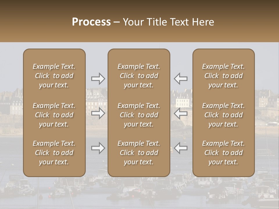 Brittany France Harbor PowerPoint Template