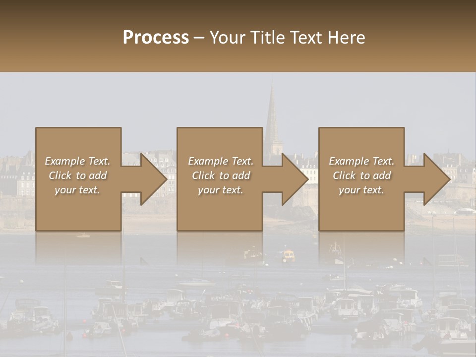 Brittany France Harbor PowerPoint Template