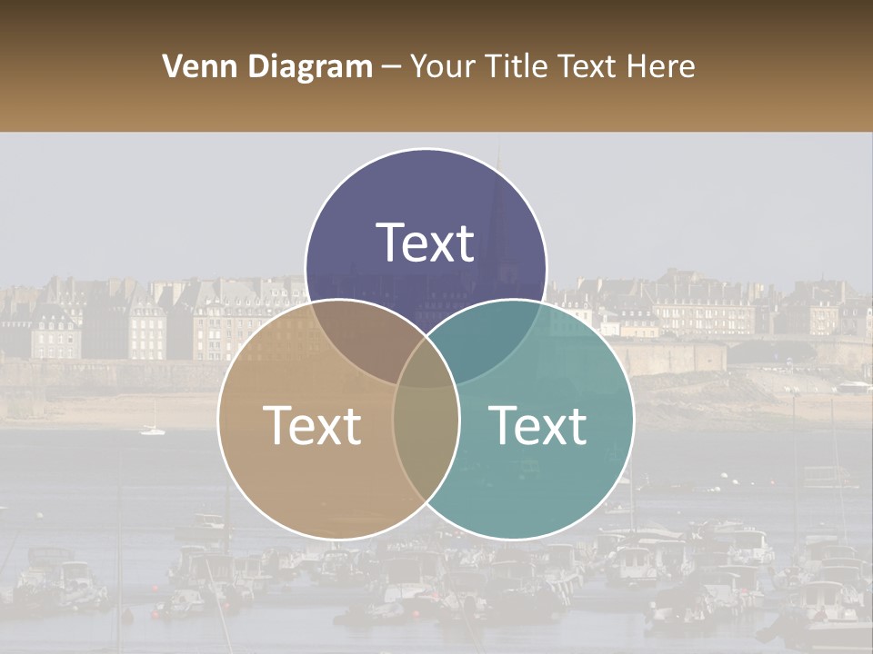 Brittany France Harbor PowerPoint Template