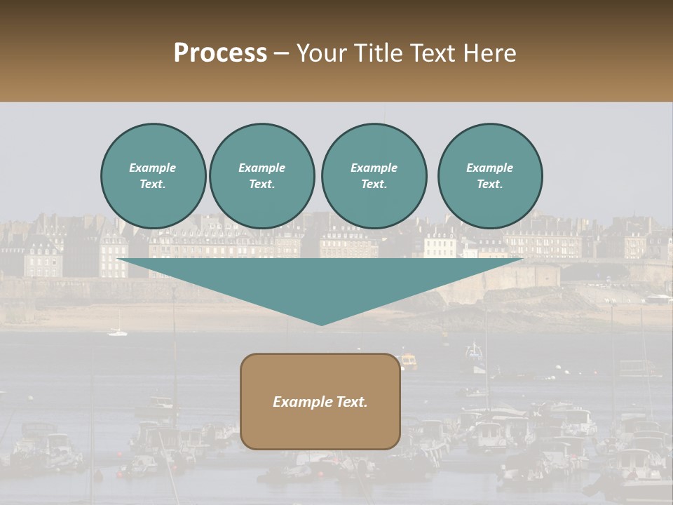 Brittany France Harbor PowerPoint Template