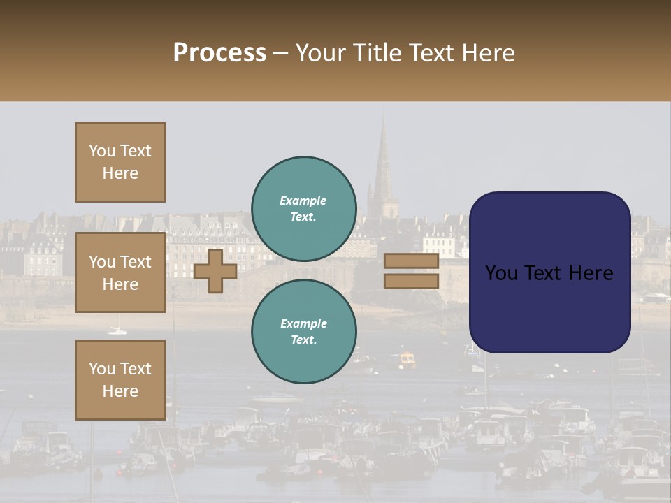 Brittany France Harbor PowerPoint Template